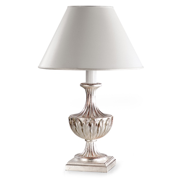 BASE LAMPADA COPPA CON FOGLIE - Art. 450G